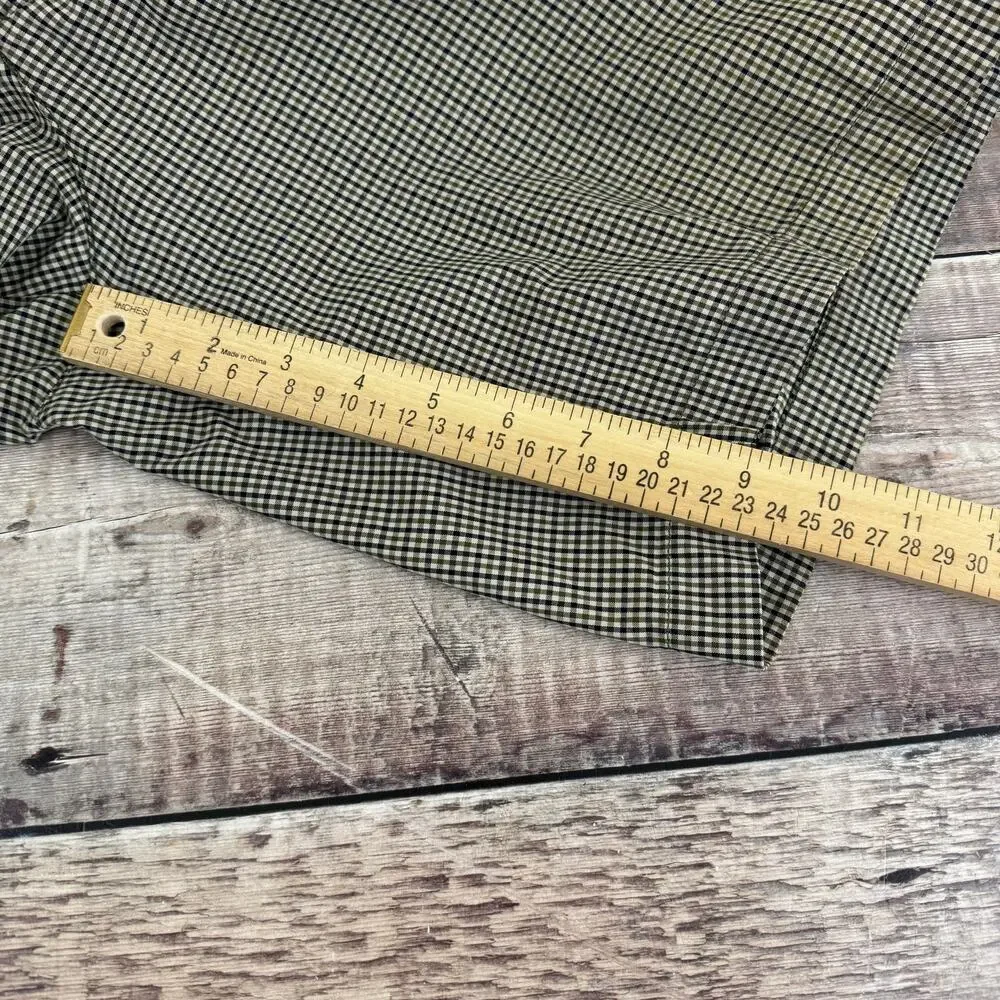 Vintage Banana Republic Shorts Men's 30 Plaid Flat Front Safari